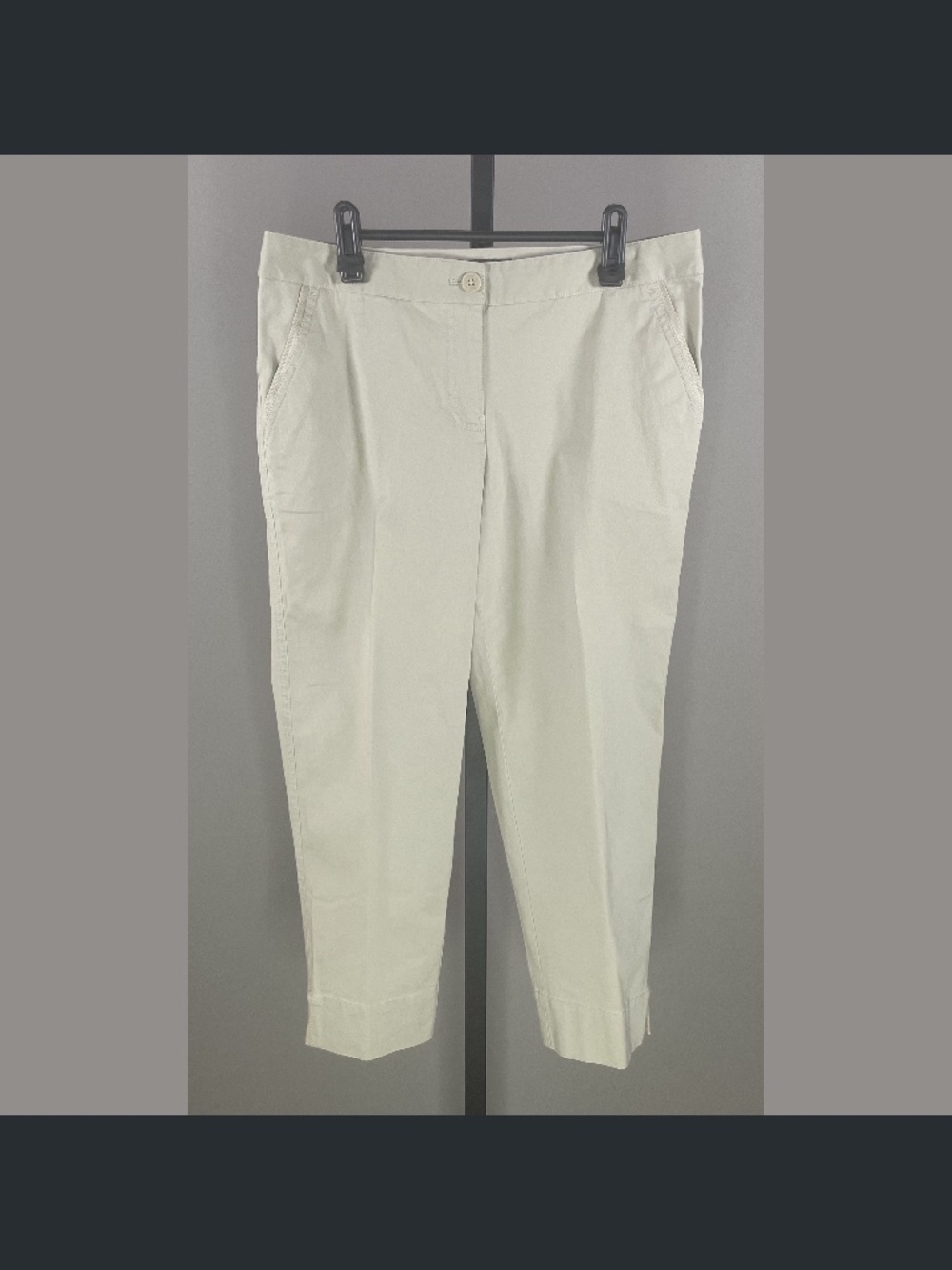 NEW Tommy Bahama Pants Womens 6 brown straight leg crop beach preppy casual